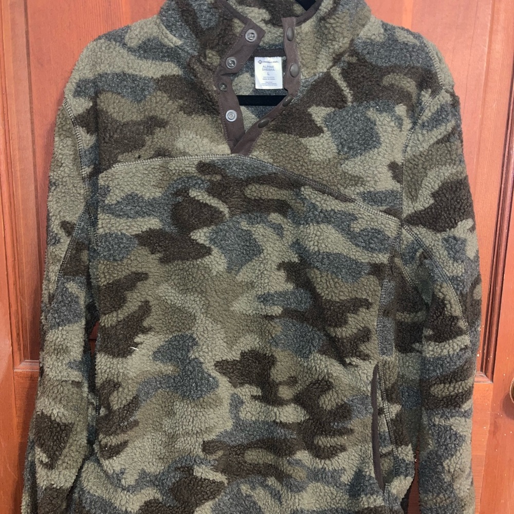 Camouflage Fleece Sweater